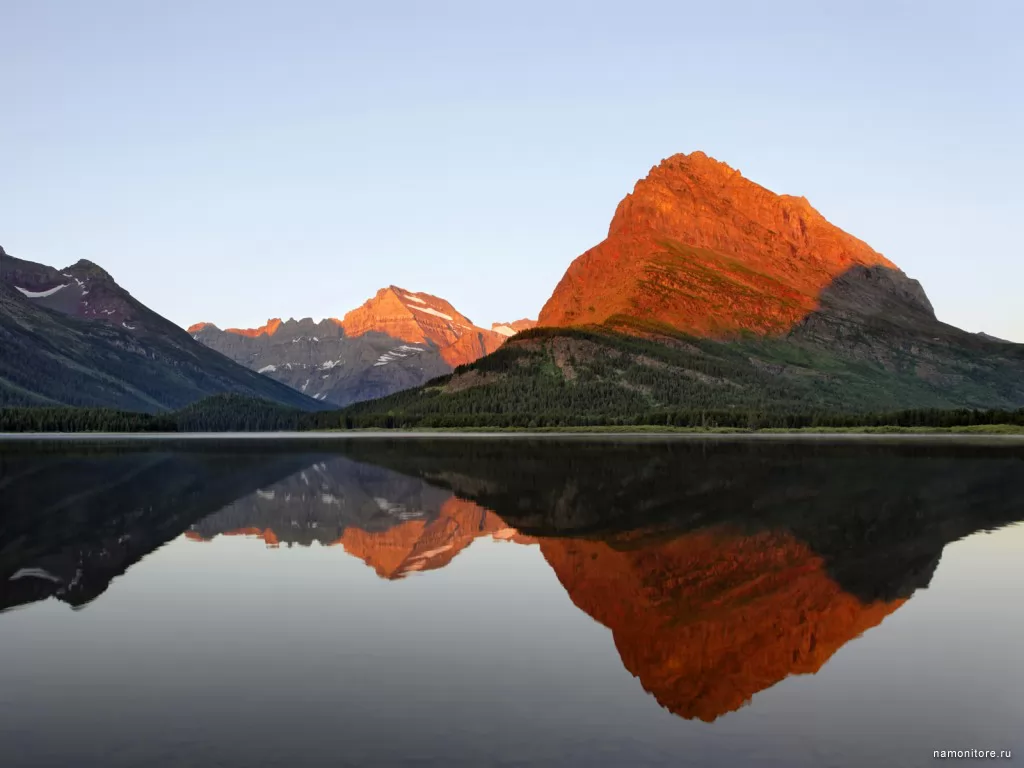 Монтана, Национальный парк Ледников, Америка, горы, лучшее, озеро, пейзажи, природа х