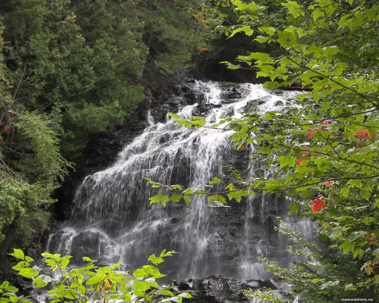 New Hampshire Waterfall, , ,  
