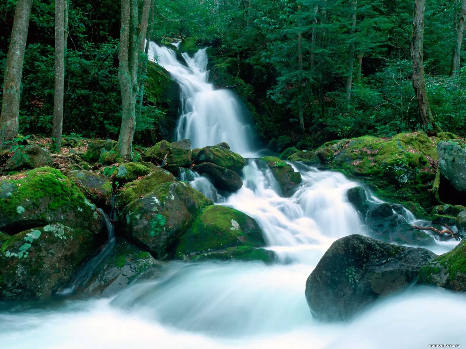 North Carolina. Mouse Creek Falls, , , ,  