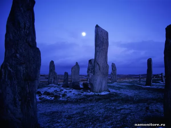 Scotland. Callanish Stones, Isle of Lewis, Nature