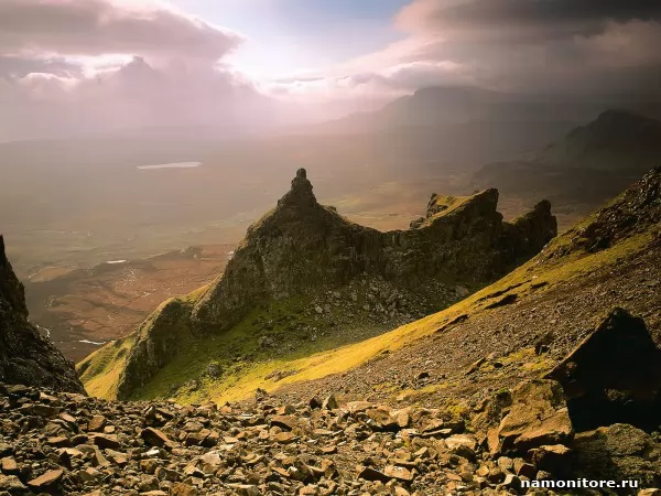 Scotland. Mountain ridges, Nature