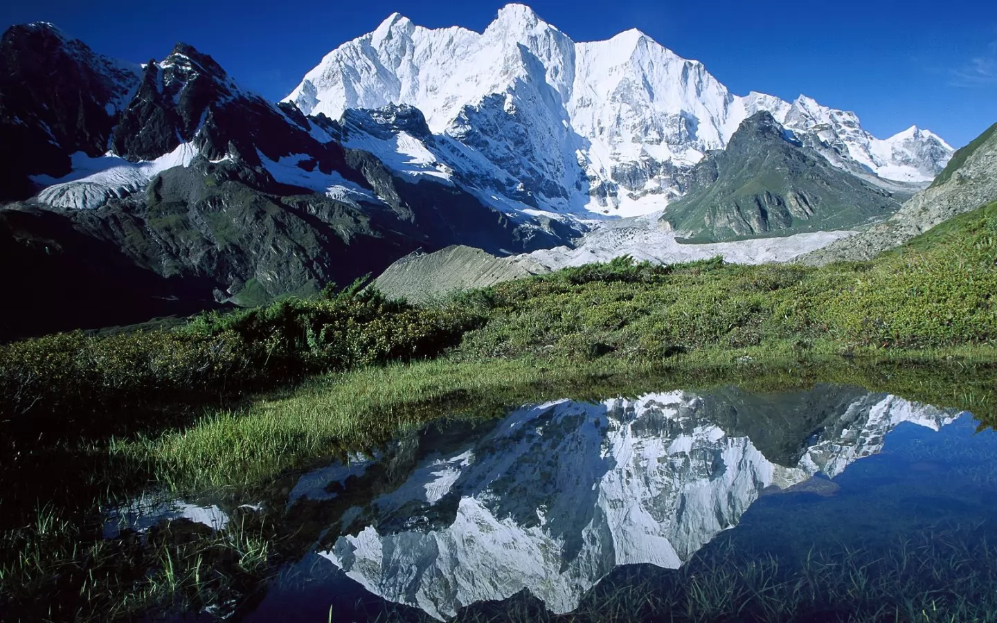. Chomolonzo Peak, Kangshung Glacier, , , ,  