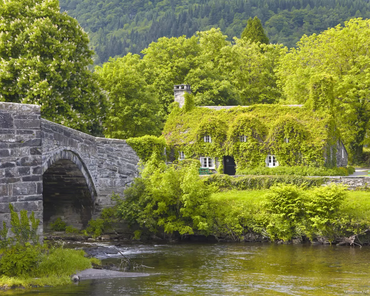 Wales, best, bridge, England, Europe, green, landscapes, nature x