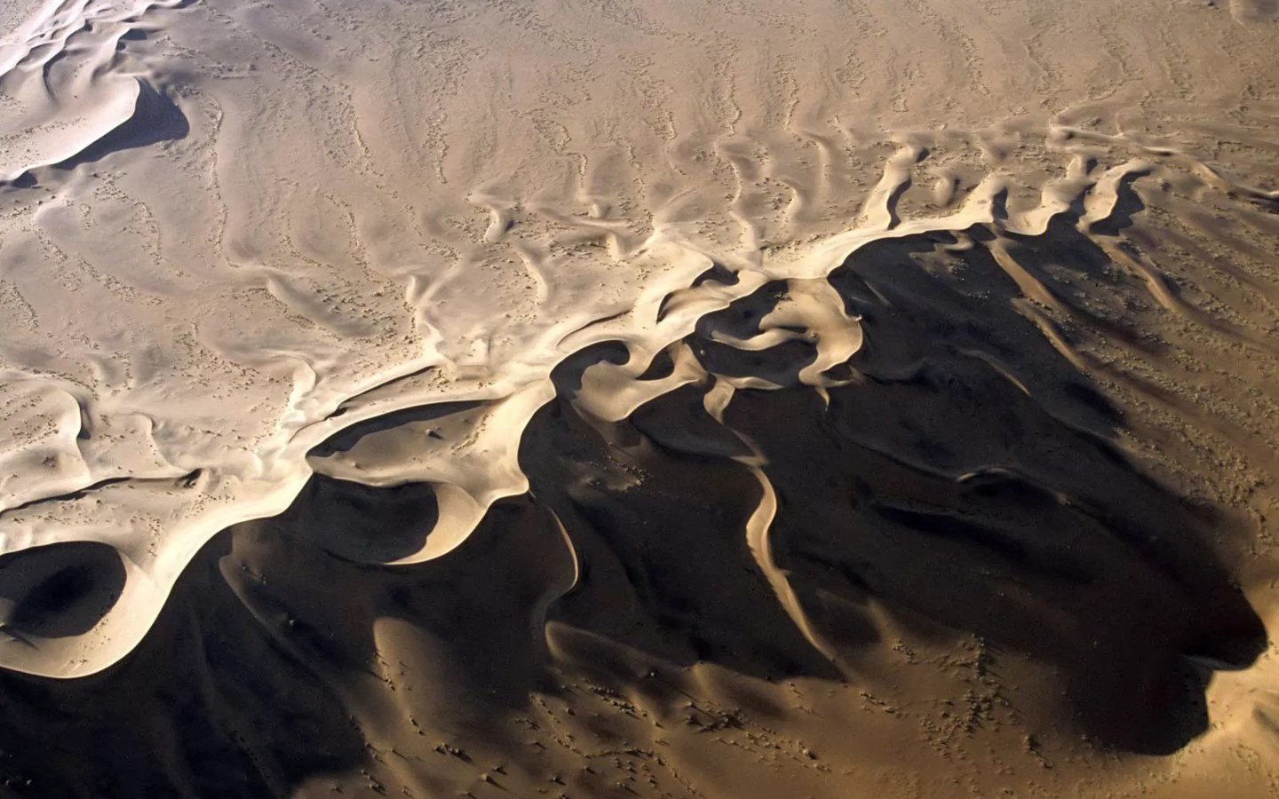 Unworldly Dune, Aerial View of the Namib Desert, , ,  