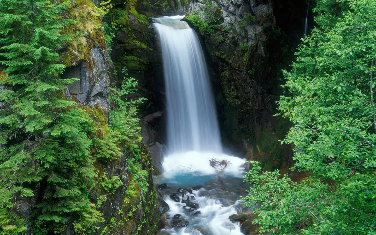 . Christine Falls, Mount Rainier National, , , ,  