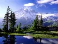 обои для рабочего стола: «Вашингтон. Hidden Lake in Mount Rainier»