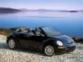 Volkswagen New Beetle Convertible at sea coast