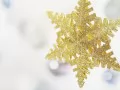 open picture: «Golden snowflake»