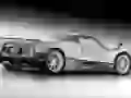 Silvery high-speed Pagani Zonda-F