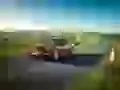 Porsche Panamera rushes on road