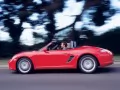 open picture: «Red Porsche Boxster-S, a picture with conducting»