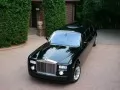 Black limousine Rolls Royce Phantom