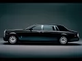 Black Rolls Royce Phantom a side view