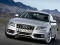 Silvery Audi S5, a photo in front