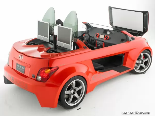 Красный Scion Five Axis xA Speedster Concept, Scion