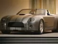 Serebristo-golden Shelby Cobra, with open top