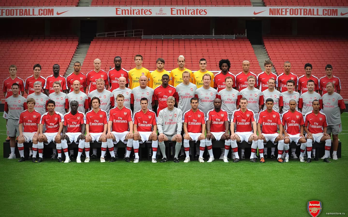 Arsenal first-team, , , , ,  