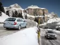 выбранное изображение: «Skoda Superb Combi 4x4 на горной дороге»
