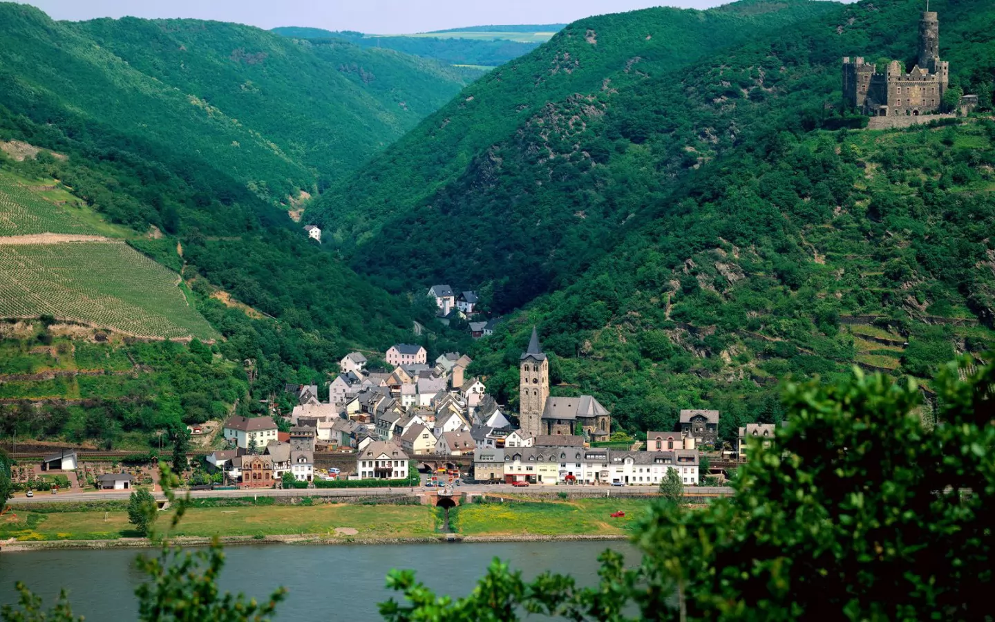 . Maus Castle on the Rhein River, ,   , ,  