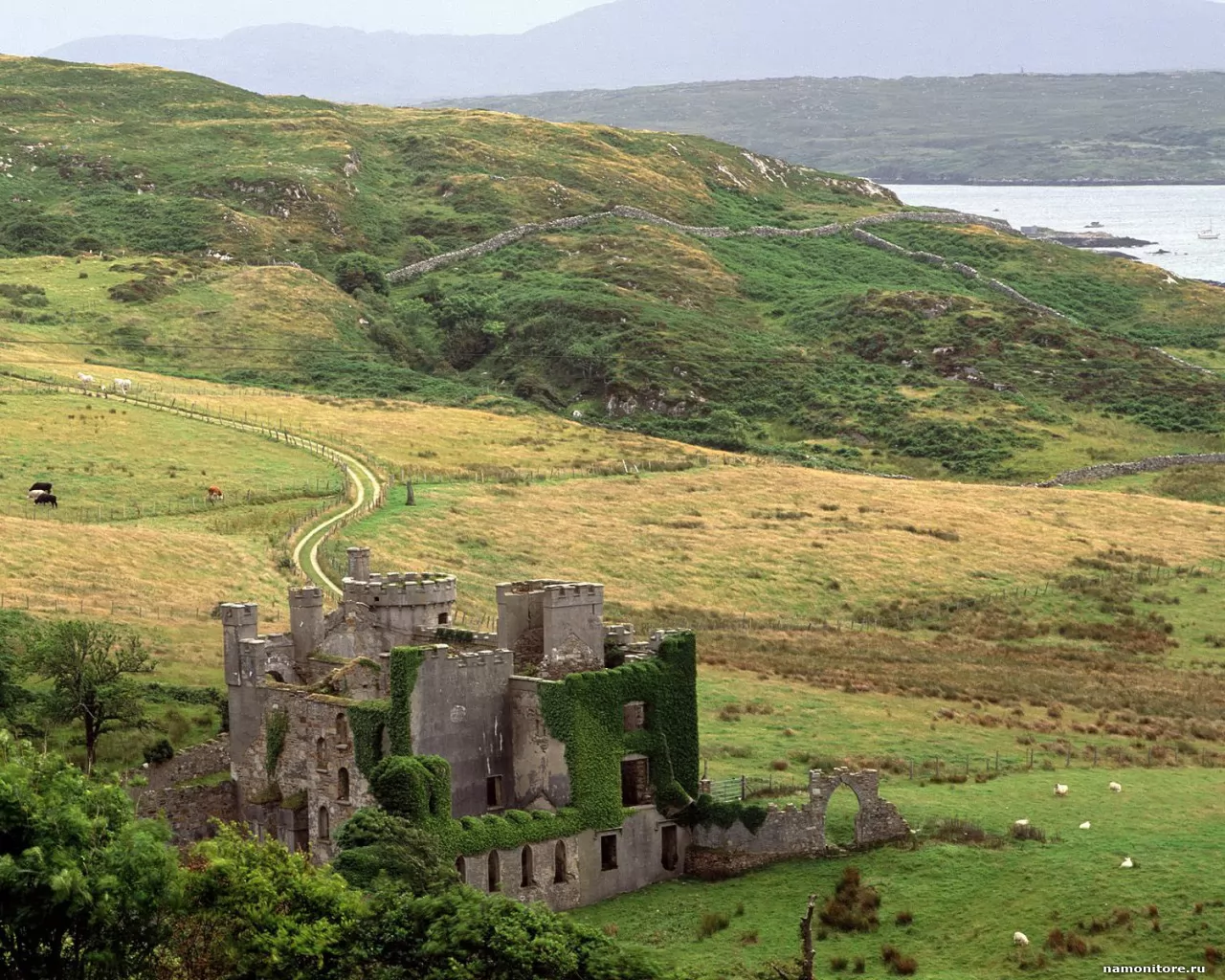 . Clifden Castle, County Galway,   , , , , ,  