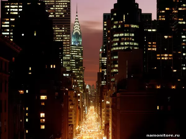 Ночь в Нью-Йорке, Города и страны