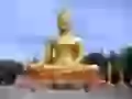 Thailand. The gold statue