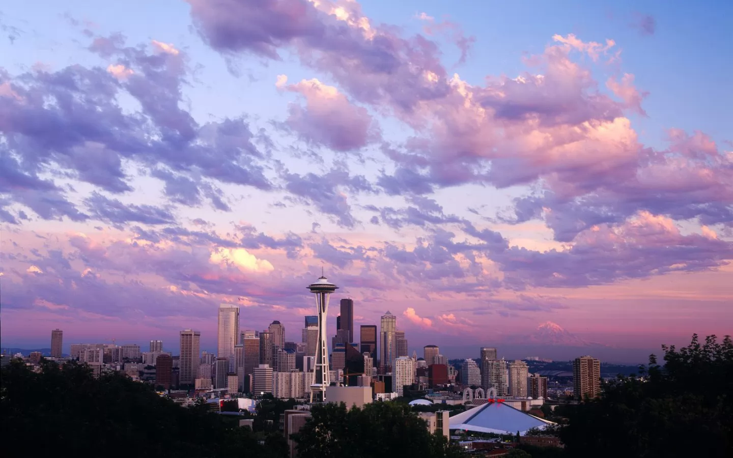 . Downtown Seattle at Sunset, ,   ,  