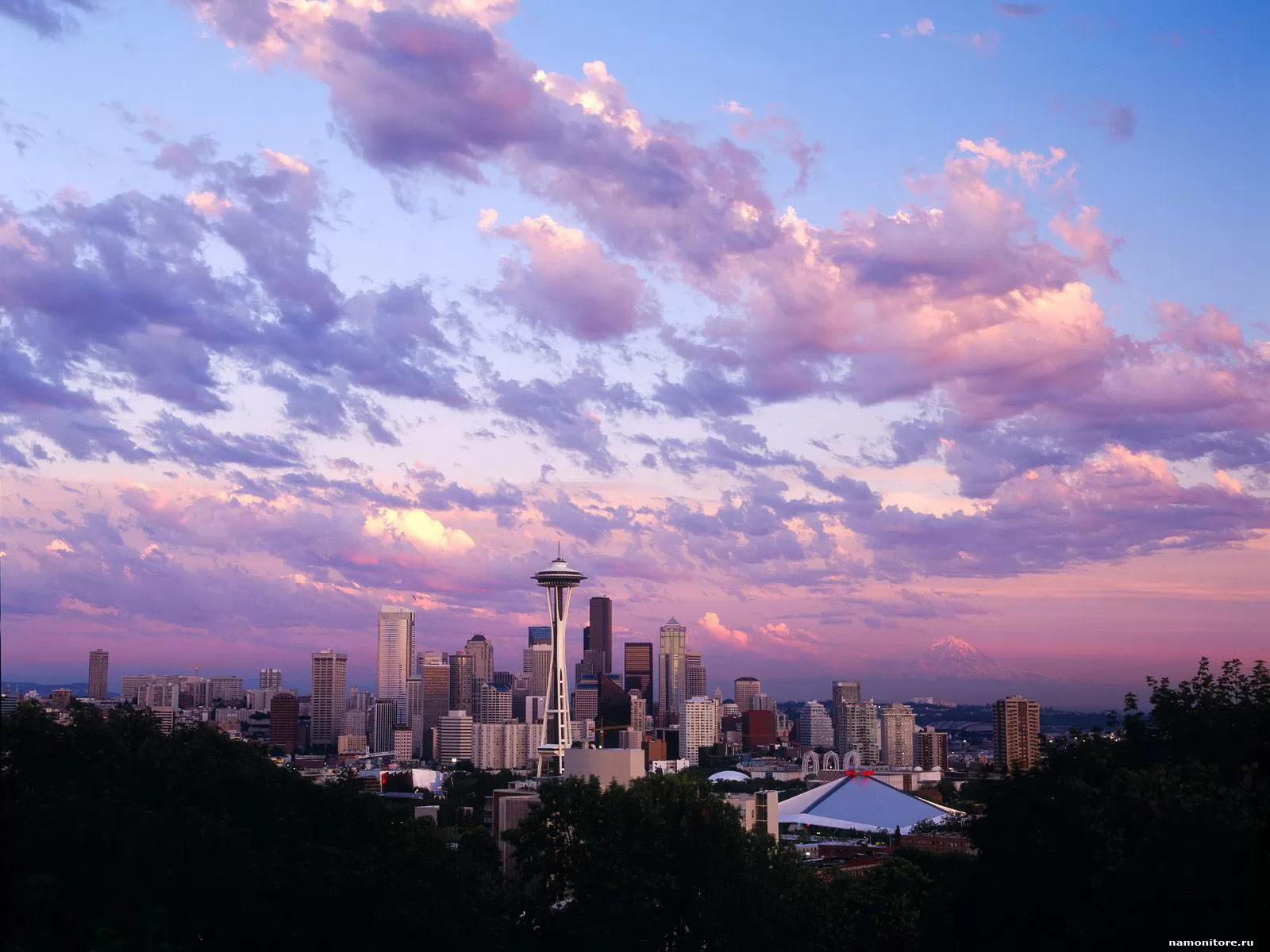 . Downtown Seattle at Sunset, ,   ,  
