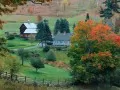 open picture: «Vermont. Sleepy Hollow Farm in Autumn»