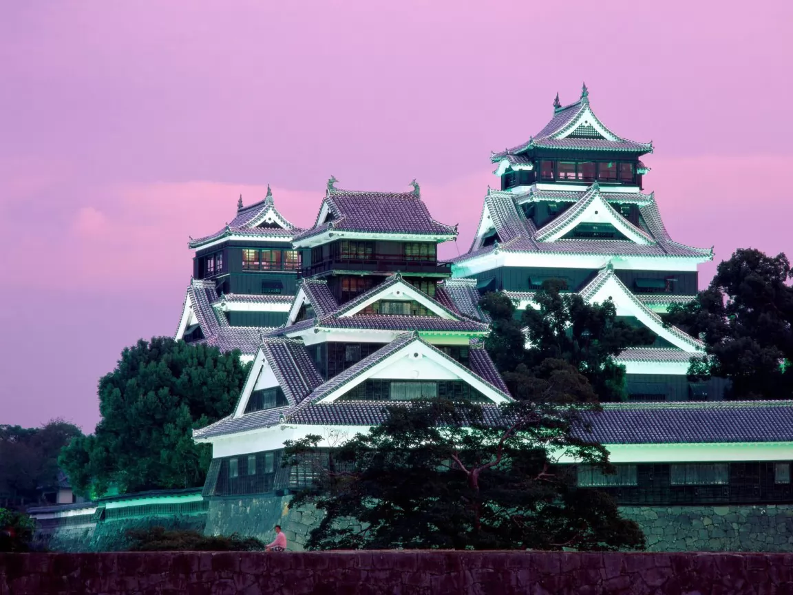 Japan. Kumamoto Castle, Kumamoto, cities and countries, Japan x