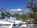 Snow-covered open spaces
