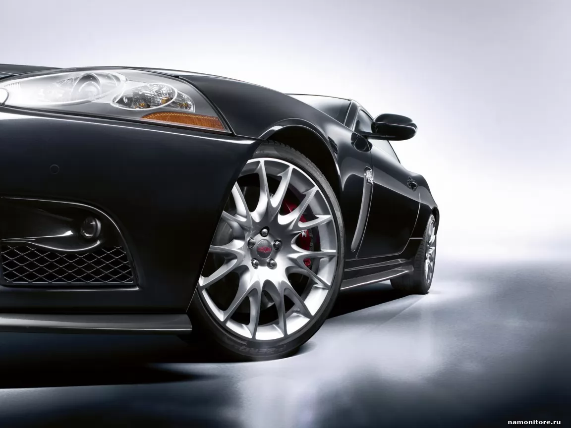 Jaguar XKR-S, Jaguar, автомобили, колесо, техника, чёрное х