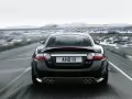 open picture: «Jaguar XKR-S on road, the rear view»