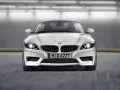 выбранное изображение: «Серебристая BMW Z4 спереди»