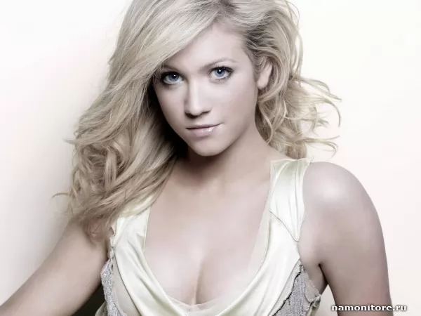 Brittany Snow on a white background, Celebrities