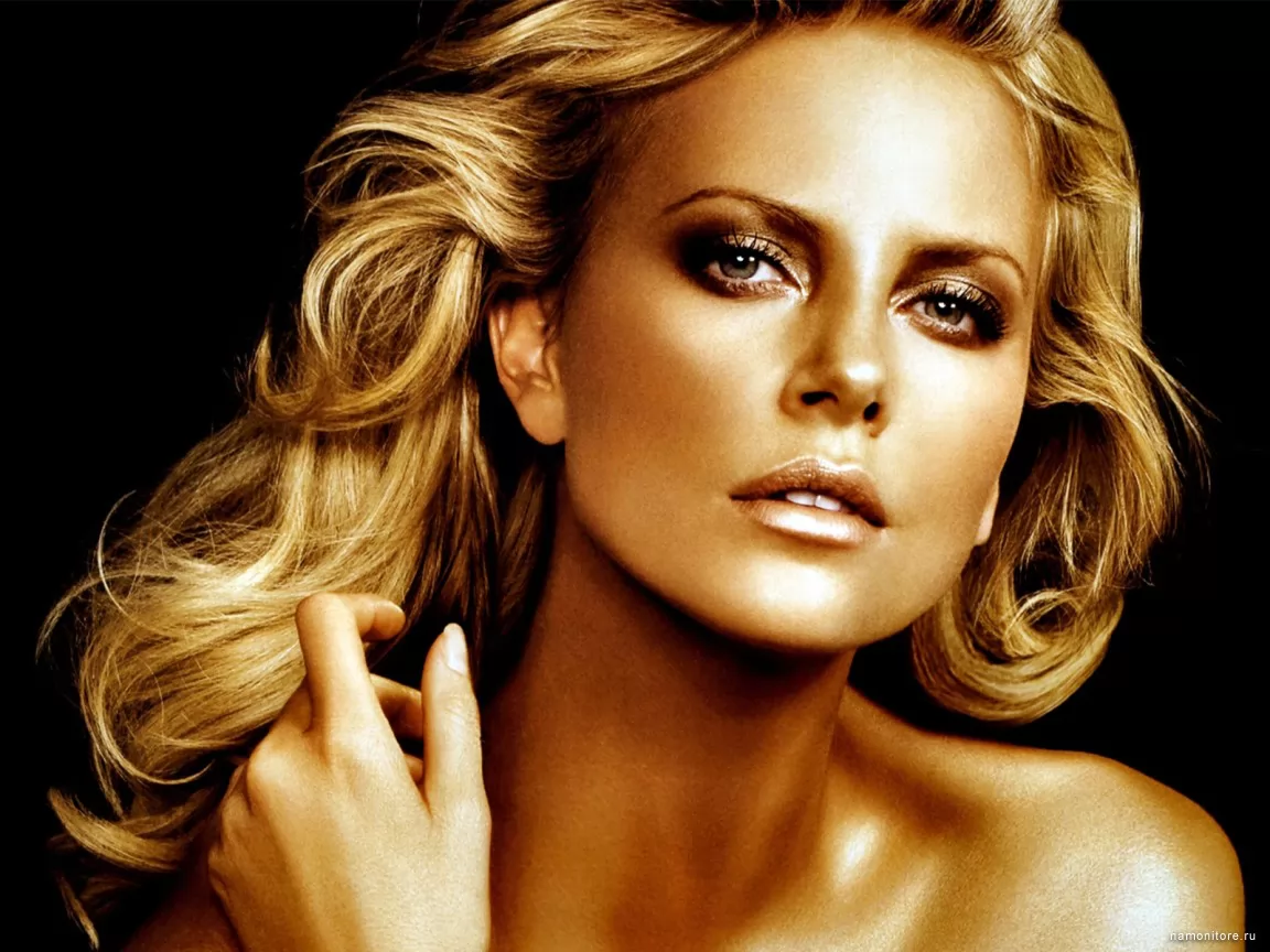 Charlize Theron, best, blondes, celebrities, Charlize Theron, girls, golden, portait x
