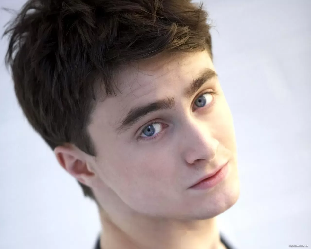 Daniel Radcliffe, знаменитости, мужчины, портрет, серое х